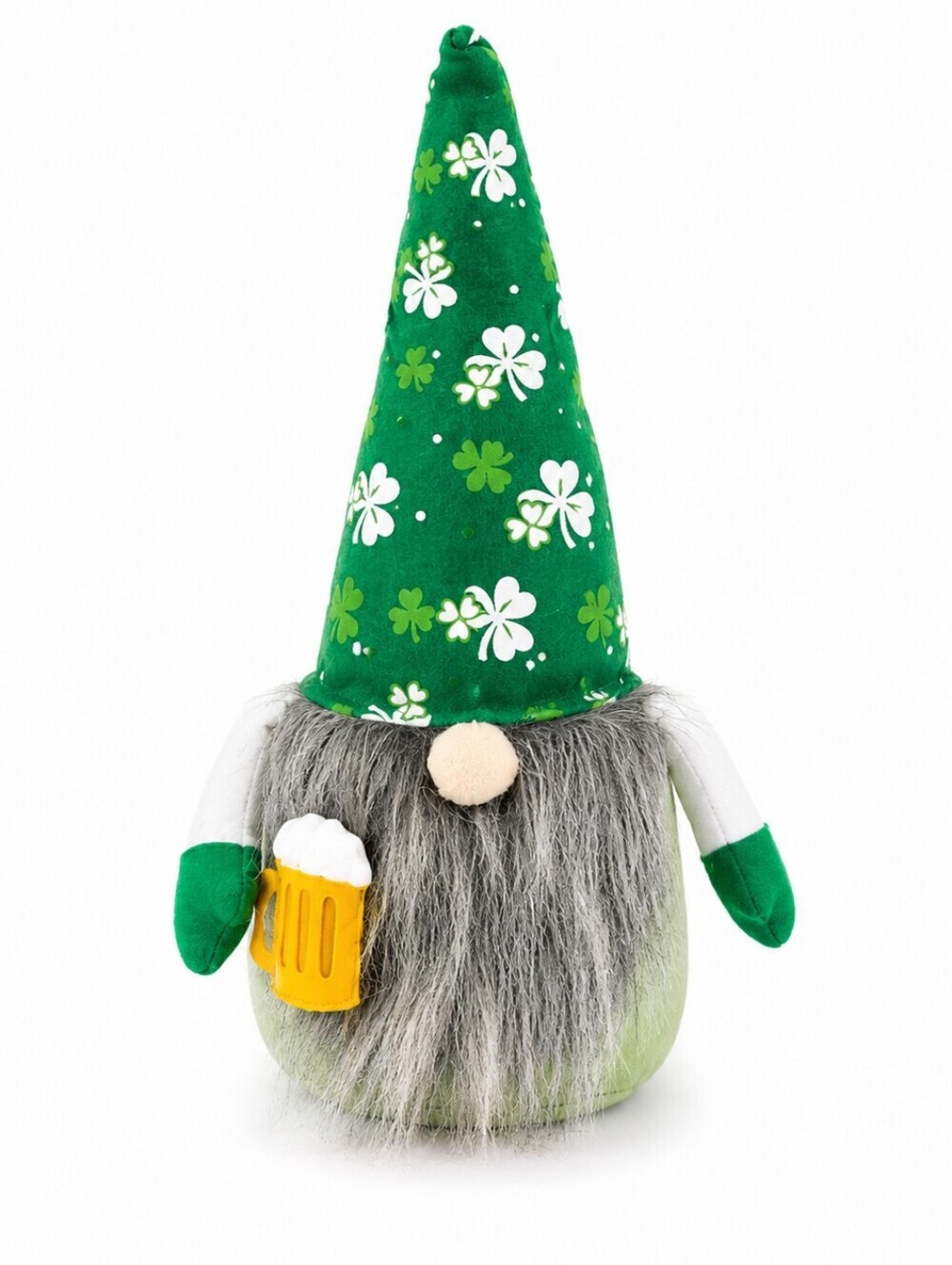 St. Patrick's Day NWT Gnome with Mug of Beer 20"
